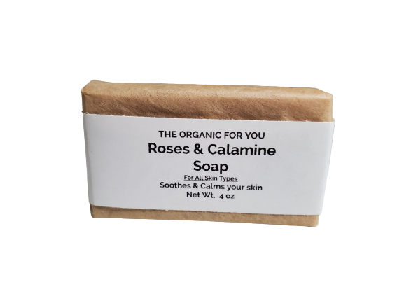 Rose Oil Soap - Enriched with Rose Essential Oil & Rose Petals - 100% Handmade, PH Balanced, Moisturizing Natural Glycerin Soap - Great for Sensitive