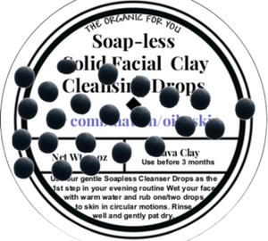 Soapless Facial Clay Cleansing Drops