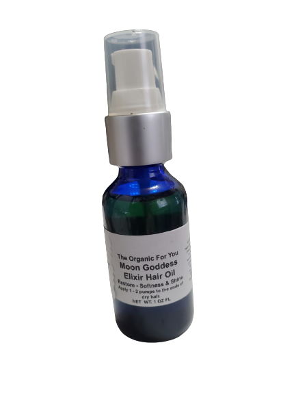 Moon Goddess Elixir Hair Oil | 1 oz Pump Bottle